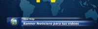Banner Estilo TV de Noticiero para sus Videos